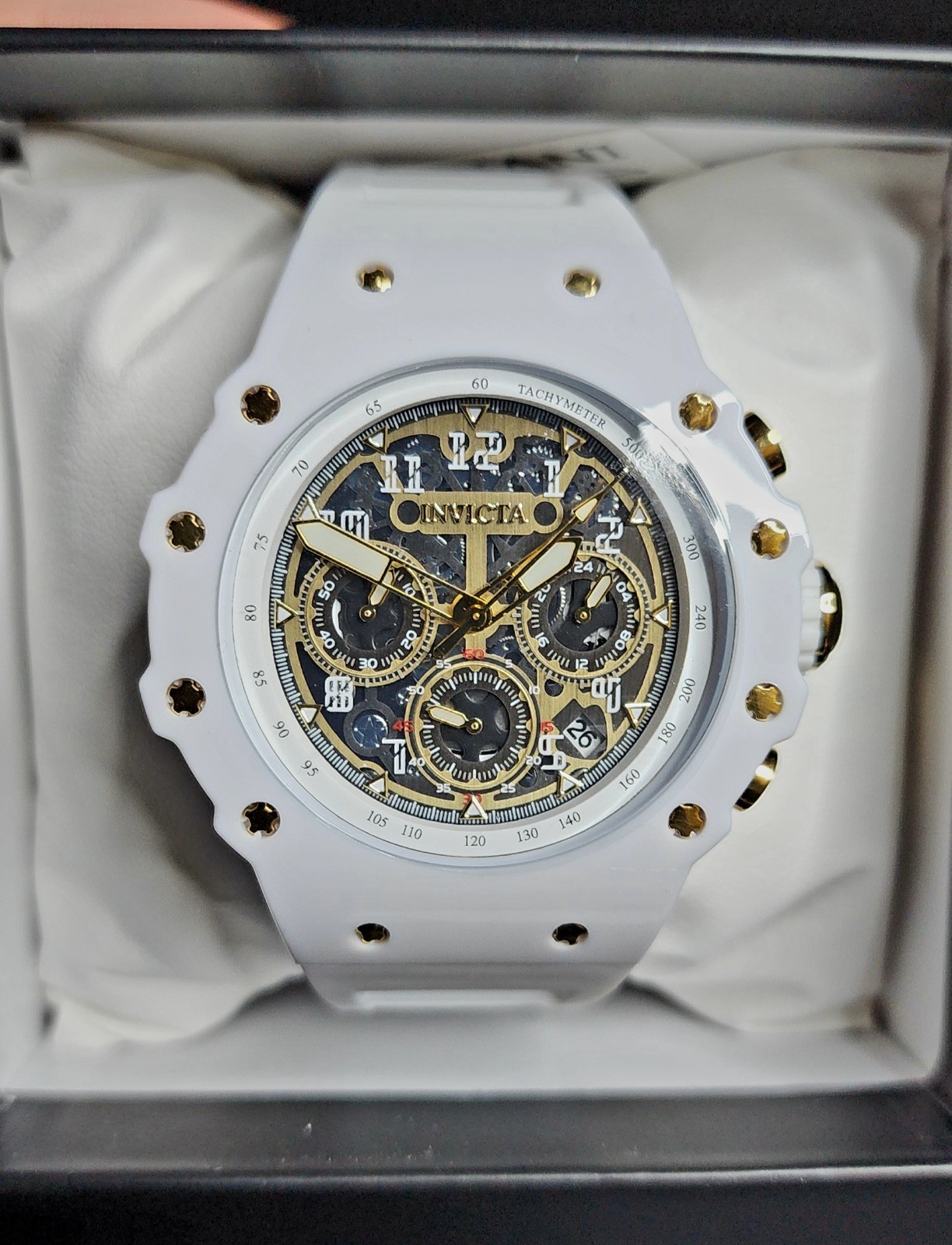 NEW Invicta Racing Vaulthan Chronograph 44m Watch FREE GIFTS & SAME DAY SHIPPING