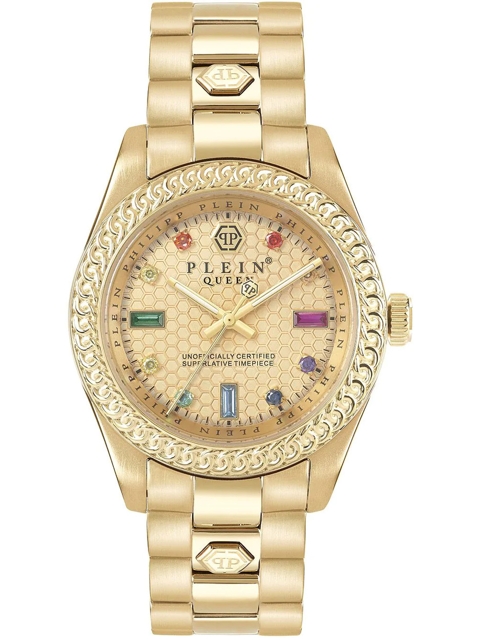 Philipp Plein PWDAA0721 Gold Tone Gold Dial Date Indicator Women’s Watch