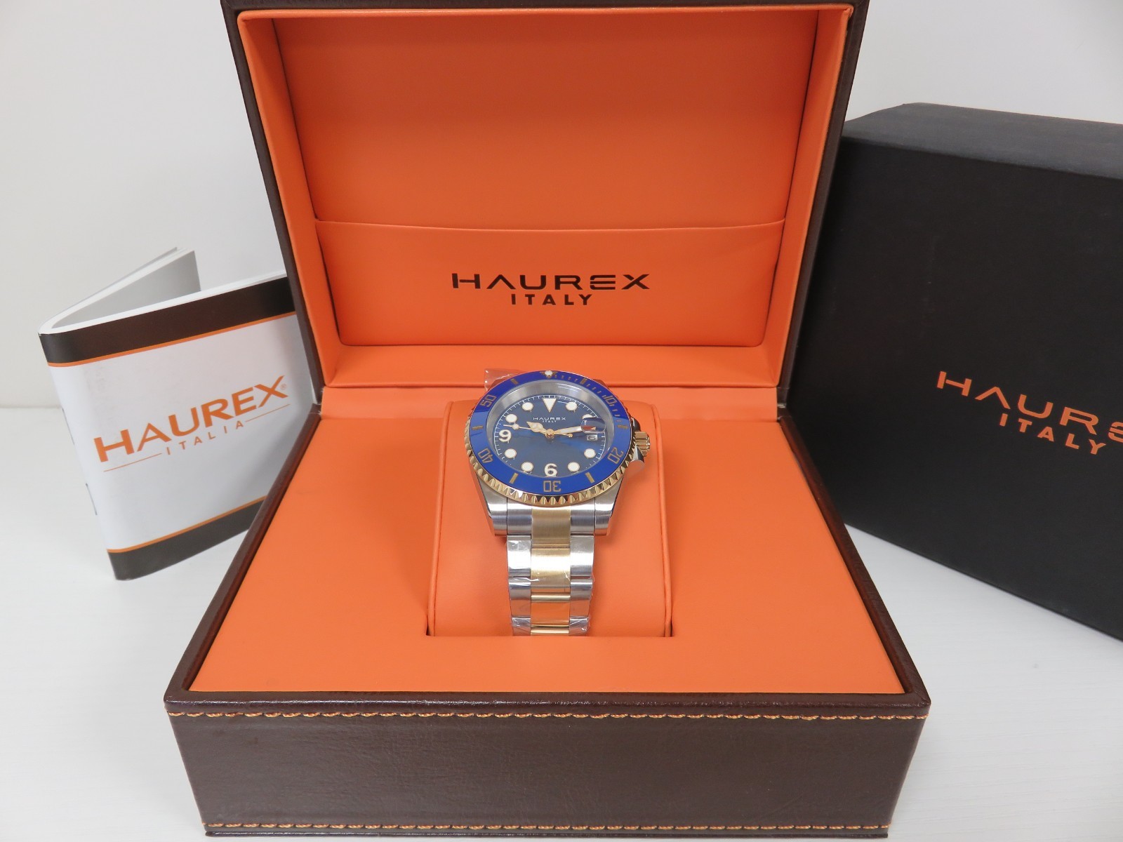 Haurex Italy Men’s 4G512UBB Barracuda Automatic Two Tone 316L Stainless Steel