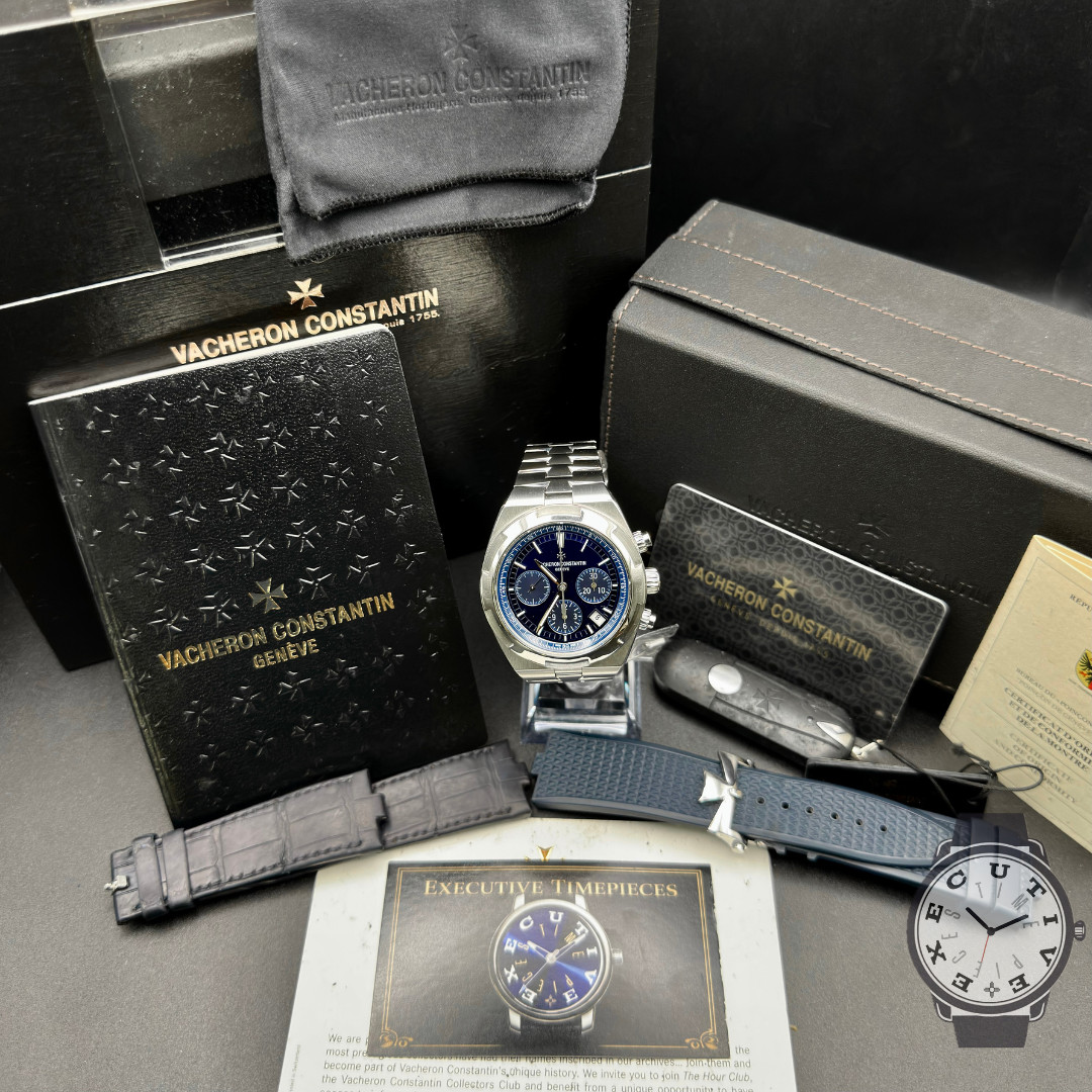 Vacheron Constantin Overseas Blue Dial 42.5mm 5500V/110A-B148 Complete Set Paper