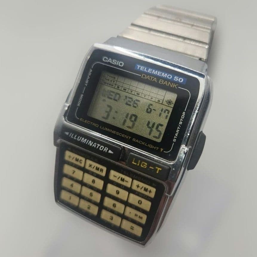 Casio Working Men’s DBC 630 Calculator Data Bank Watch