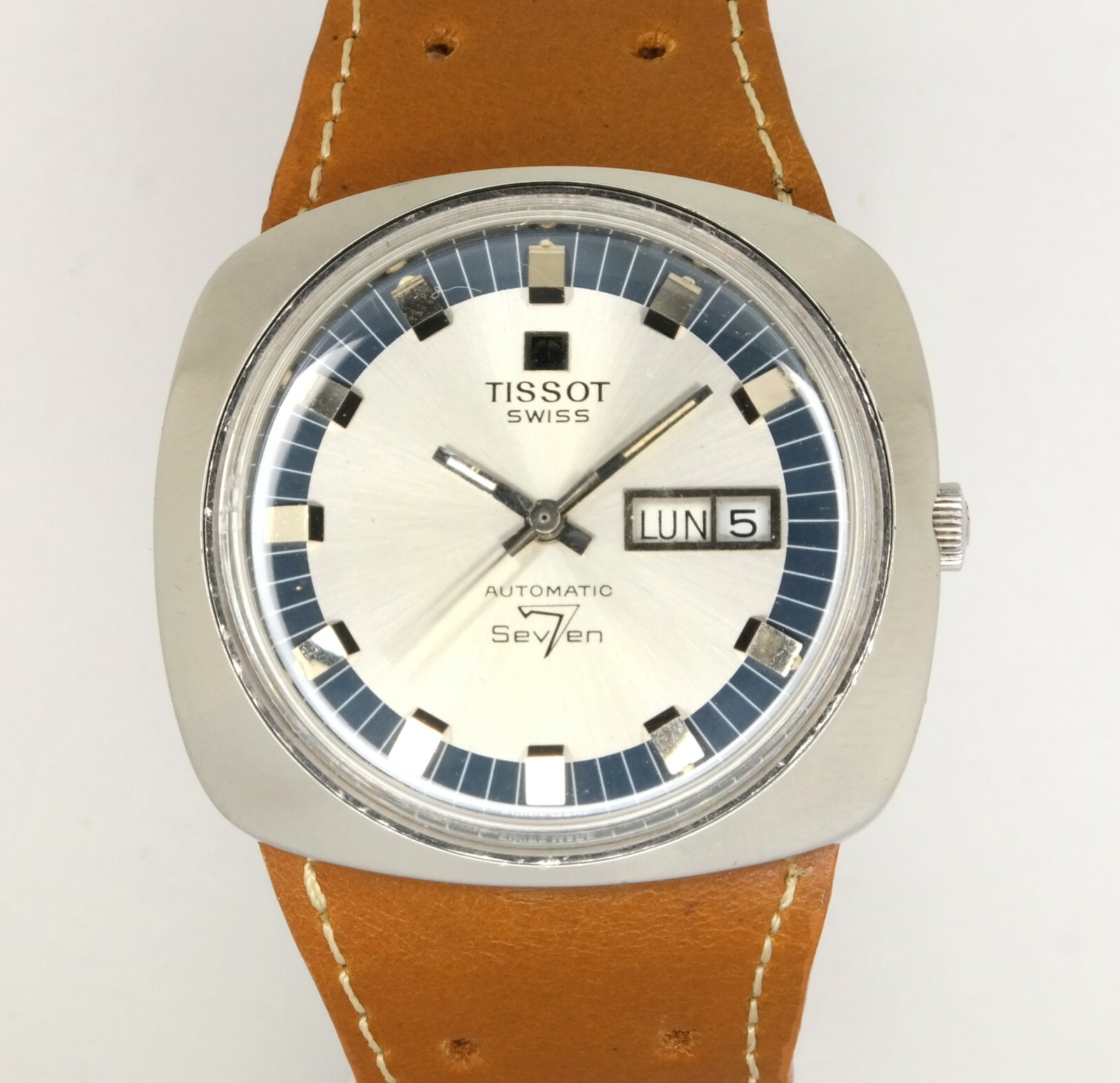 TISSOT Seven Automatic XL Cal 794 Ref 46658/01 New Racing band serviced