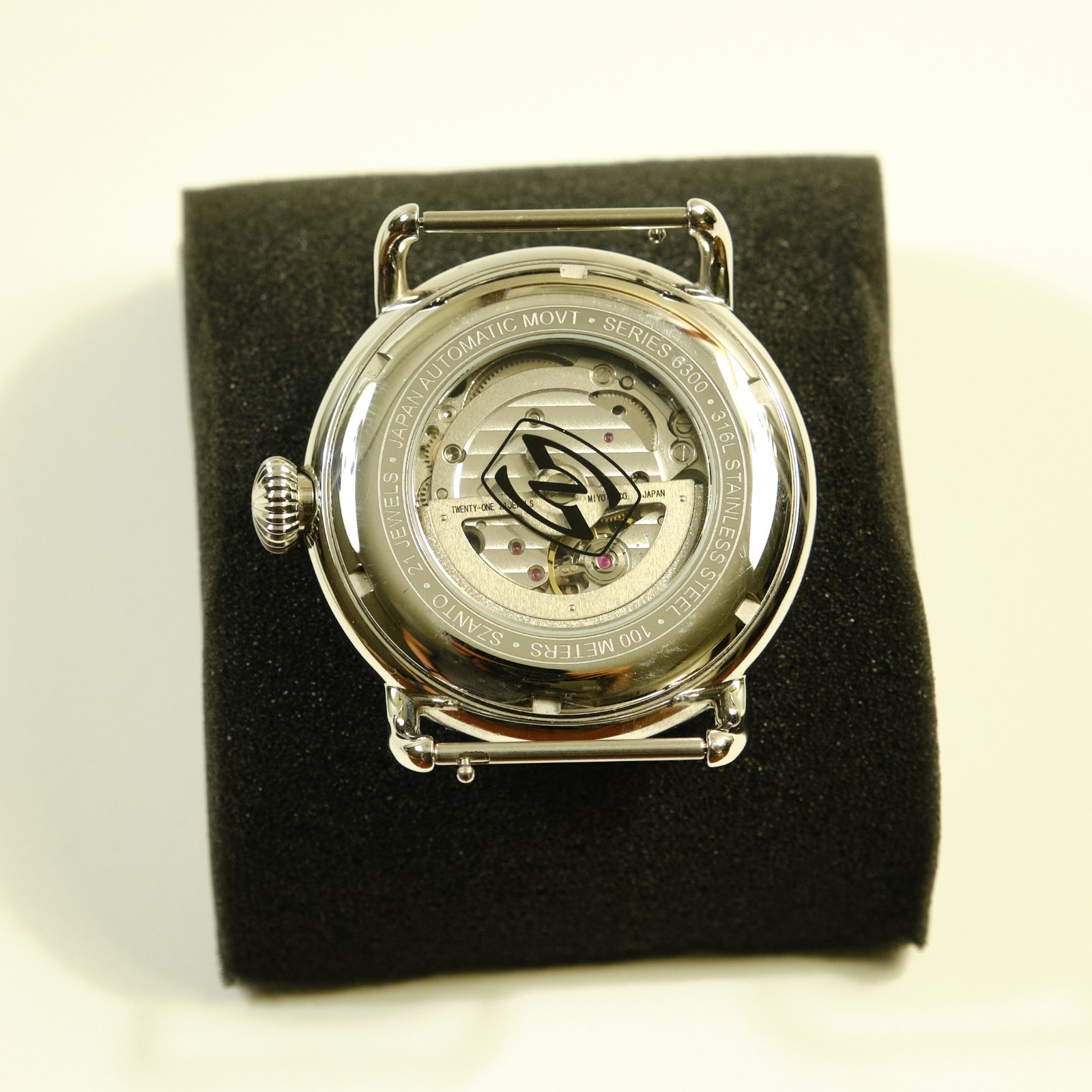Szanto Officer Auto Watch (On Brown Leather Strap)