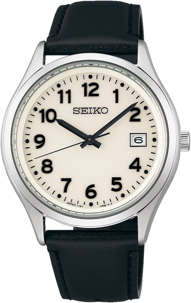 SEIKO Selection SBPX157 Solar Men’s Watch Arabic Numerals LumiBrite Sapphire New
