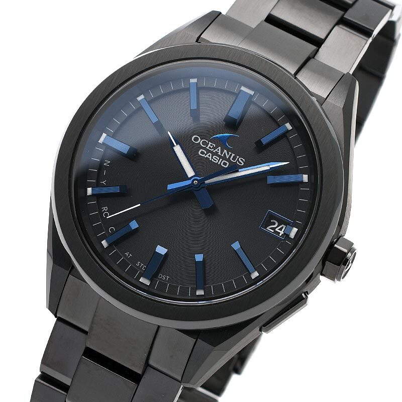 CASIO OCEANUS OCW-T200SB-1AJF Bluetooth Radio Solar Watch All Black 41.4mm