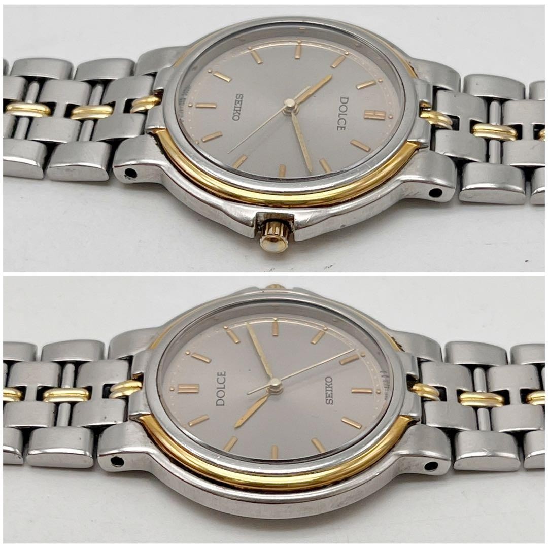 Seiko Dolce Round 8N41 6150 Quartz Watch Wrist 17.5cm 6.9in Case 33.4mm