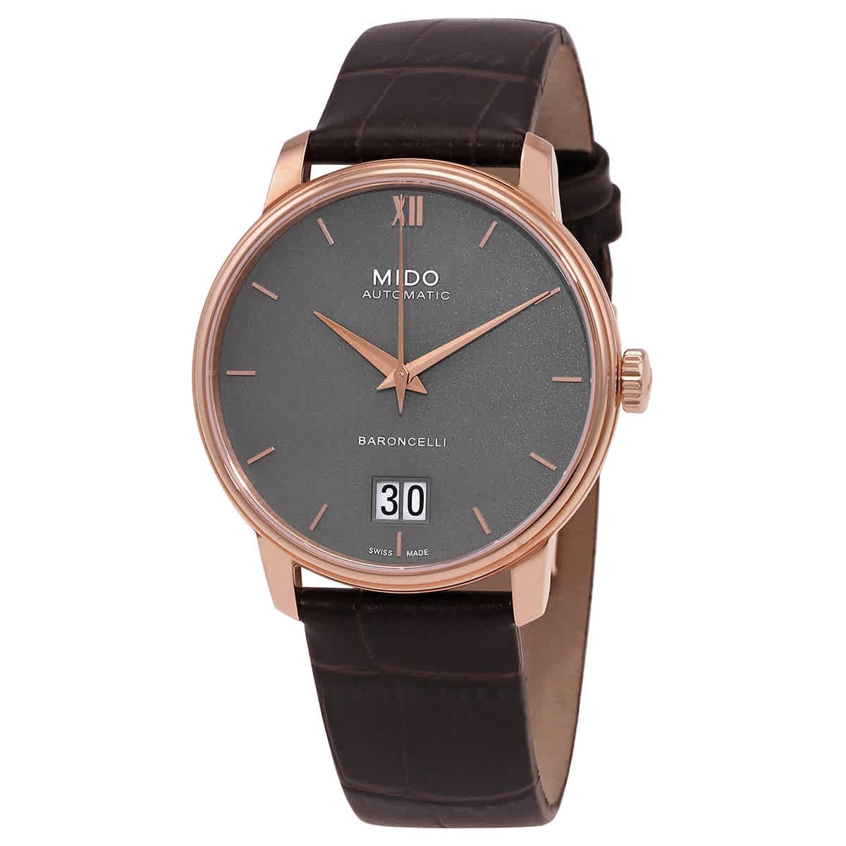 Mido M0274263608800 Baroncelli Grey Dial 40 mm Watch New