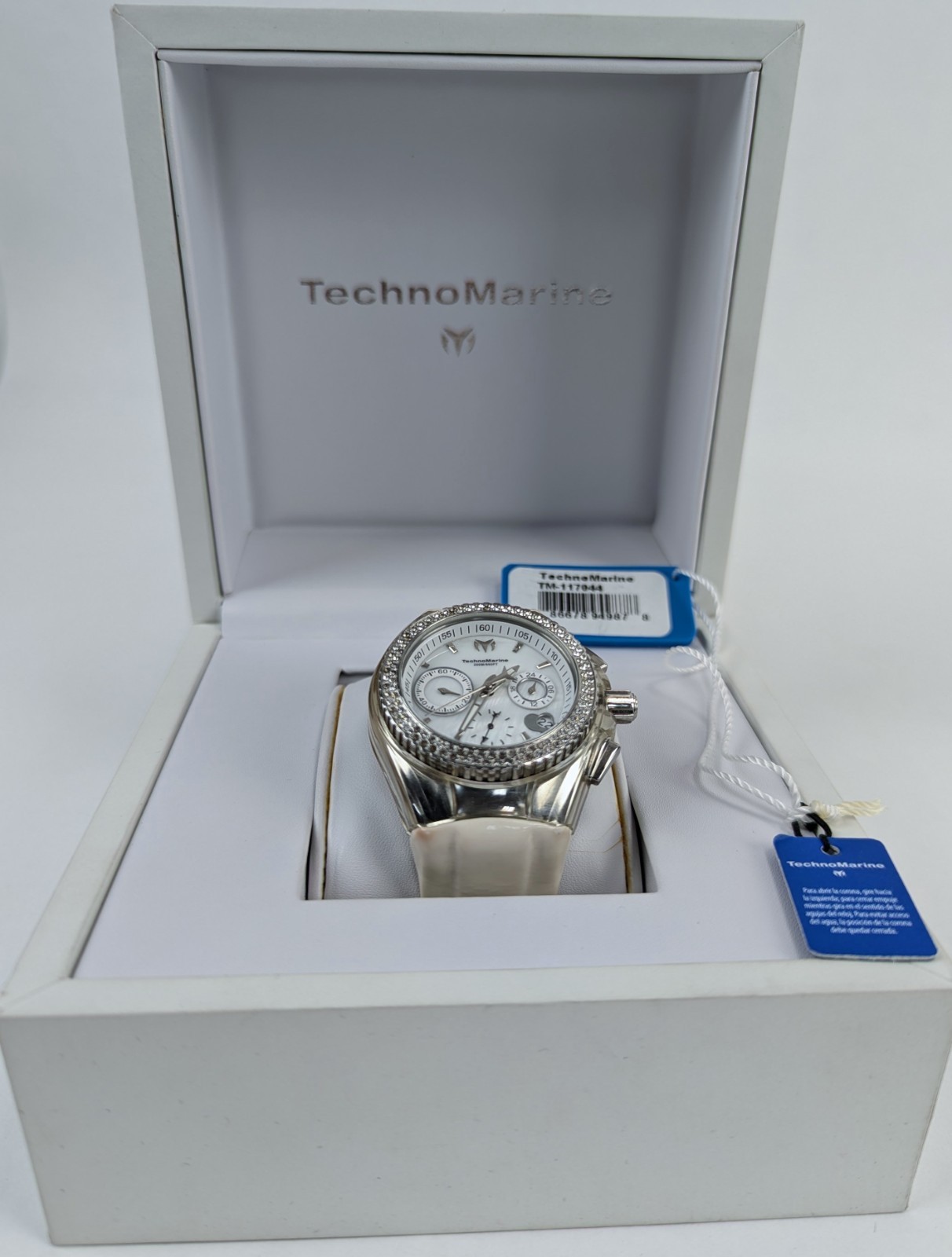 TechnoMarine Cruise Valentine – Women’s 40mm Chrono – Crystal Bezel