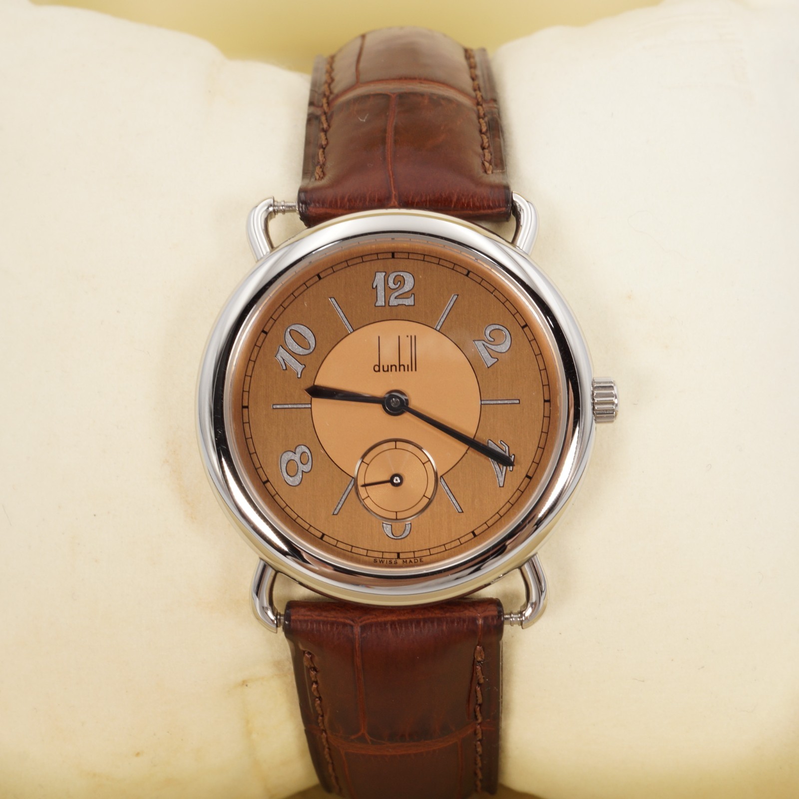 [Near MINT w/ Box] DUNHILL Centenary 100th Anniversary 33mm Quartz Men’s Watch