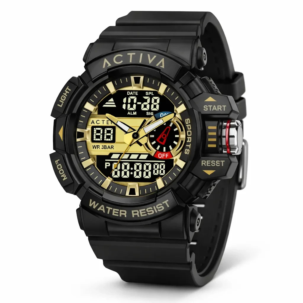 Activa Vord X Invicta Digital Men’s Watch – 49mm – Black (ACW8043-002)
