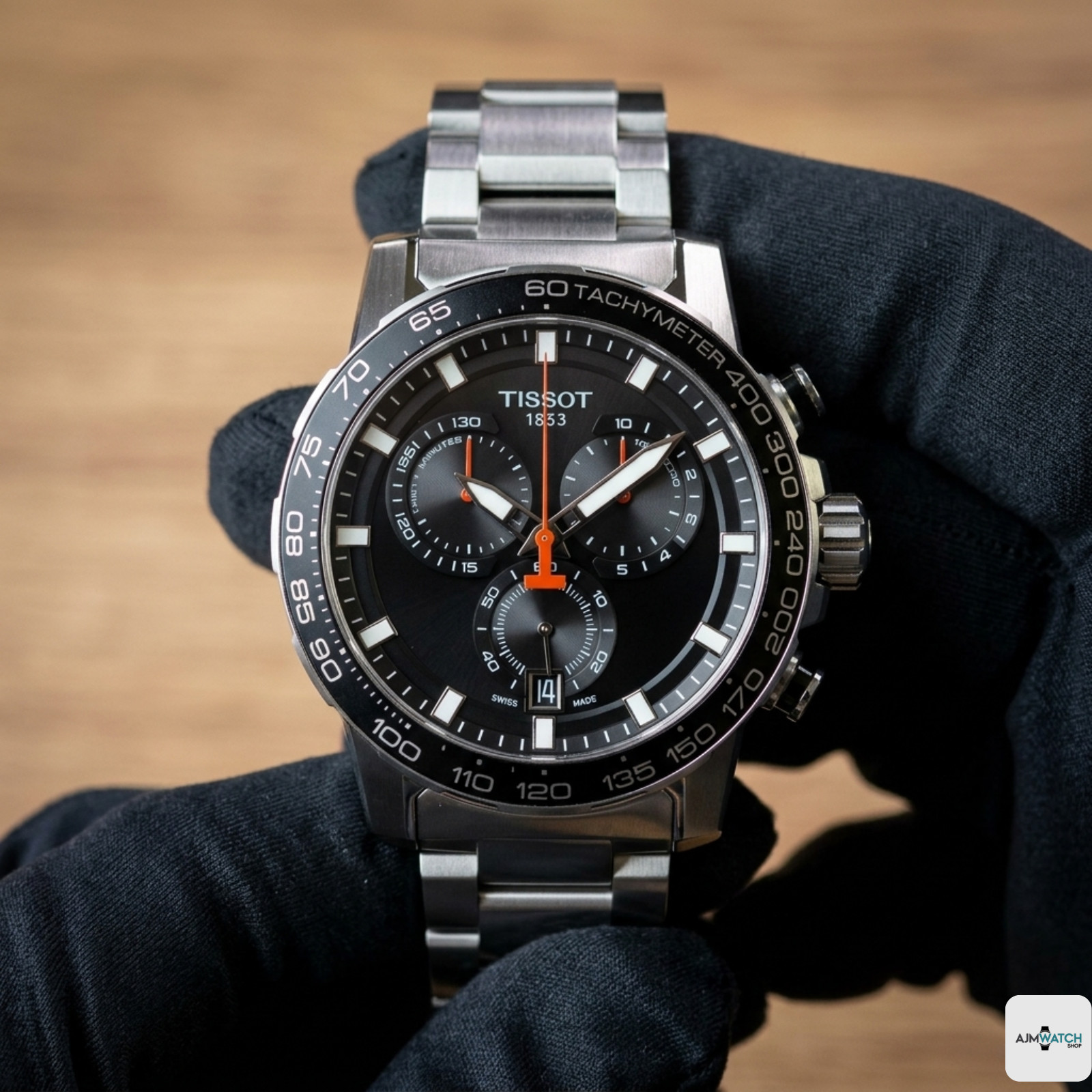 Tissot Supersport Chrono Quartz Men’s Watch T125.617.11.051.00 Black Dial 45.5mm