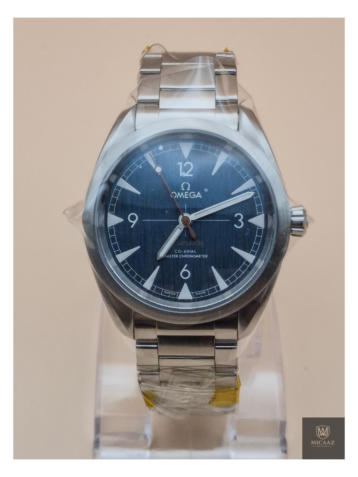 OMEGA Seamaster Railmaster Blue Men’s Watch – 220.10.40.20.03.001
