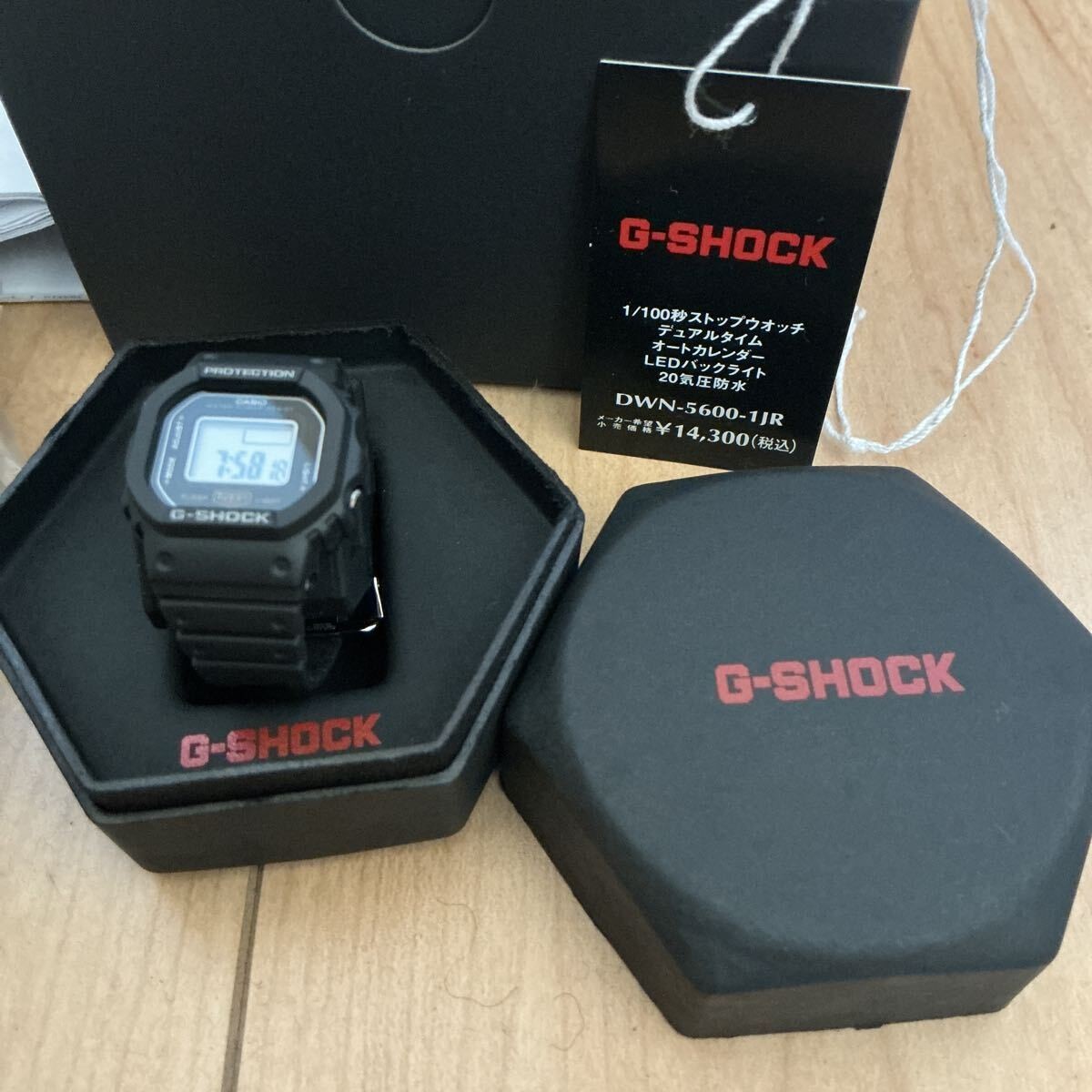 New DWN-5600-1JR CASIO G-SHOCK Ring Watch Casio G-Shock Black Ring Warranty