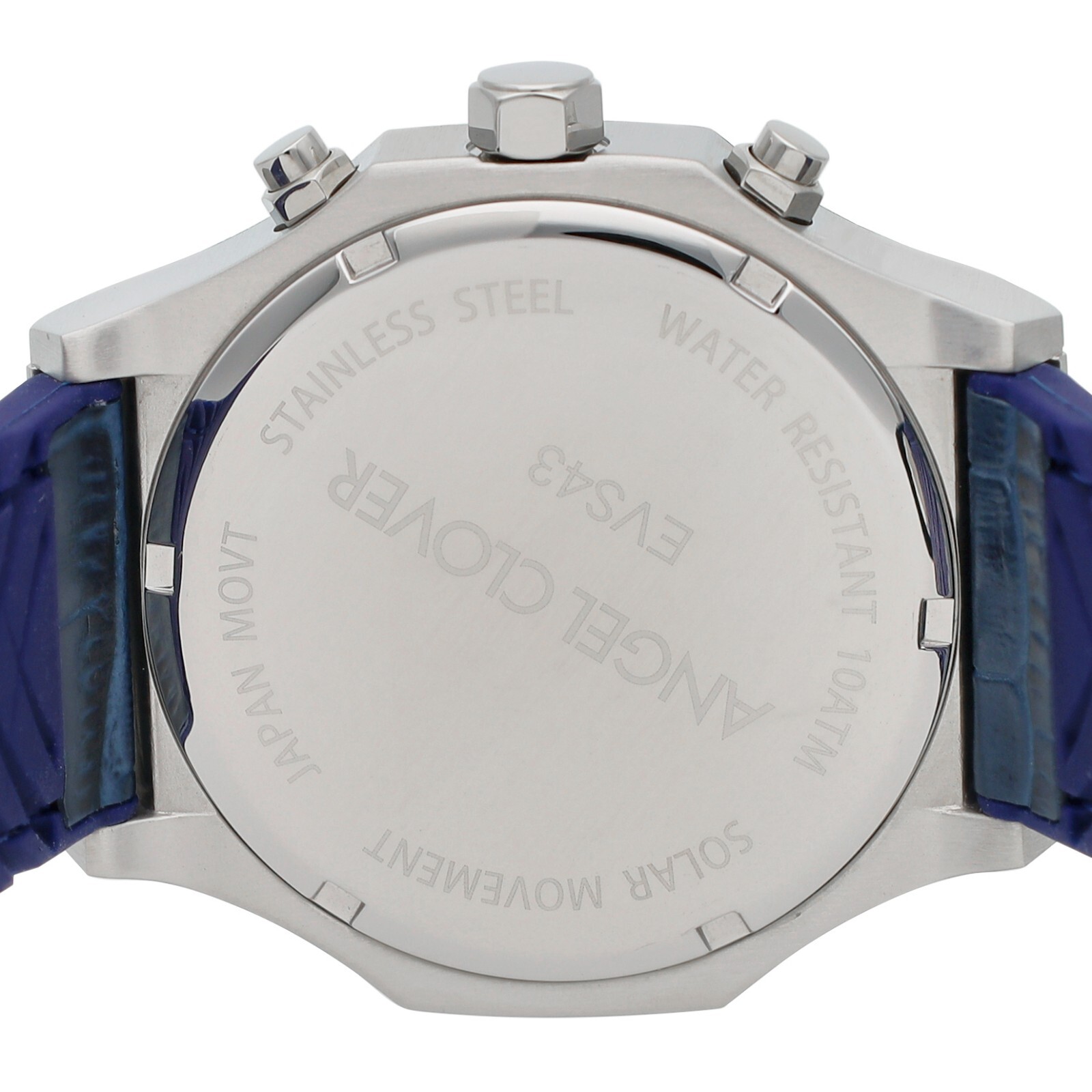 ANGEL CLOVER Watch EXVENTURE SOLAR EVS43S-NV Stainless steel Leather Silicone