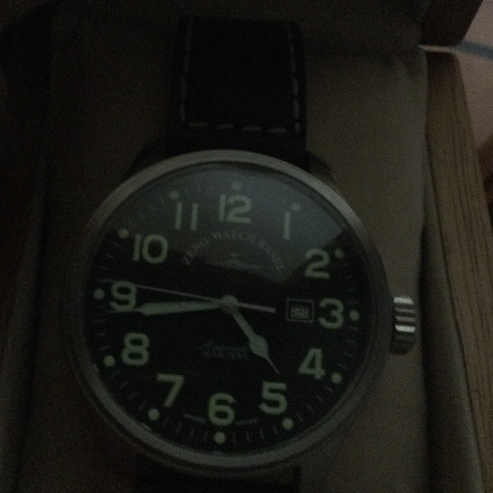 Zeno Watch Basel Automatic-OS-Pilot Night Vision 8554 Great Timepiece 47MM MINTY