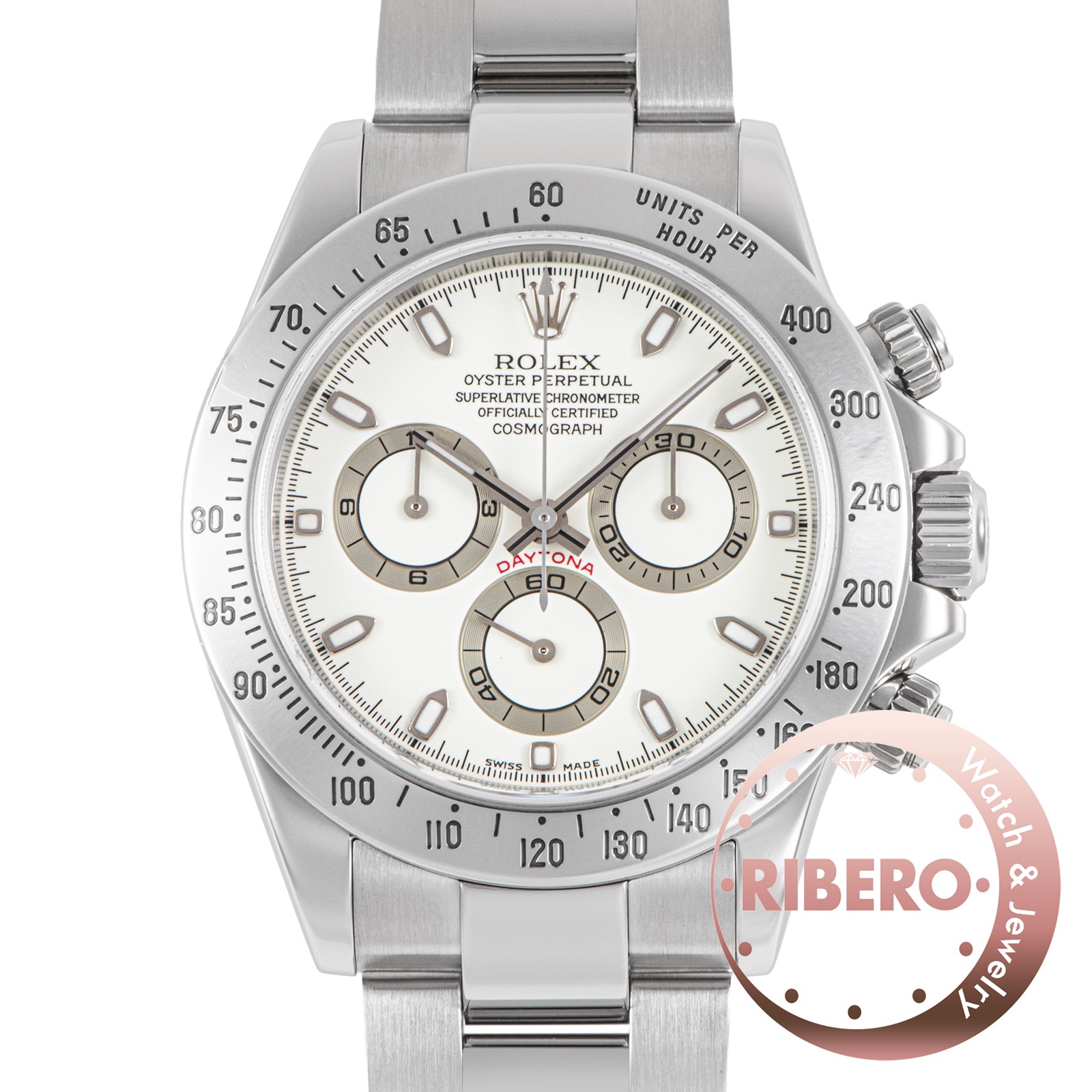 ROLEX Daytona 116520 Watches K number Ivory Cream Dial Free Shipping with Box