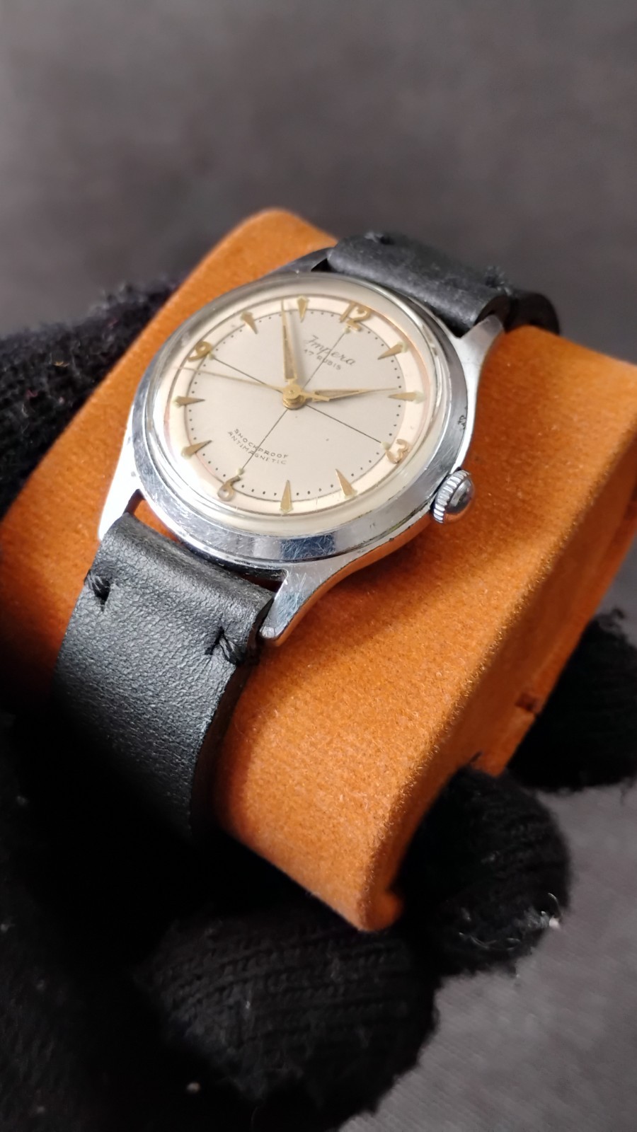 Vintage Impera 17 Rubis Manual Winding 33mm Antique Watch
