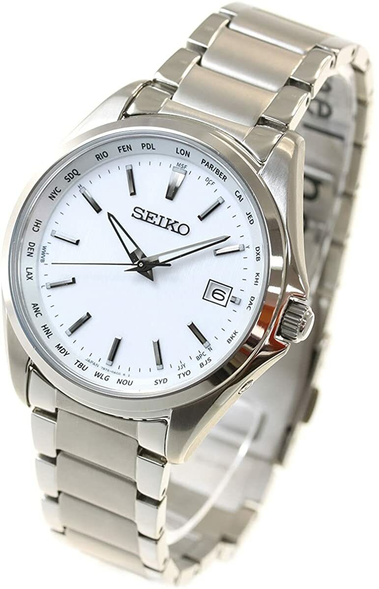 Seiko Selection SBTM287 Titanium Solar Atomic Radio Men Watch 100% Genuine JAPAN