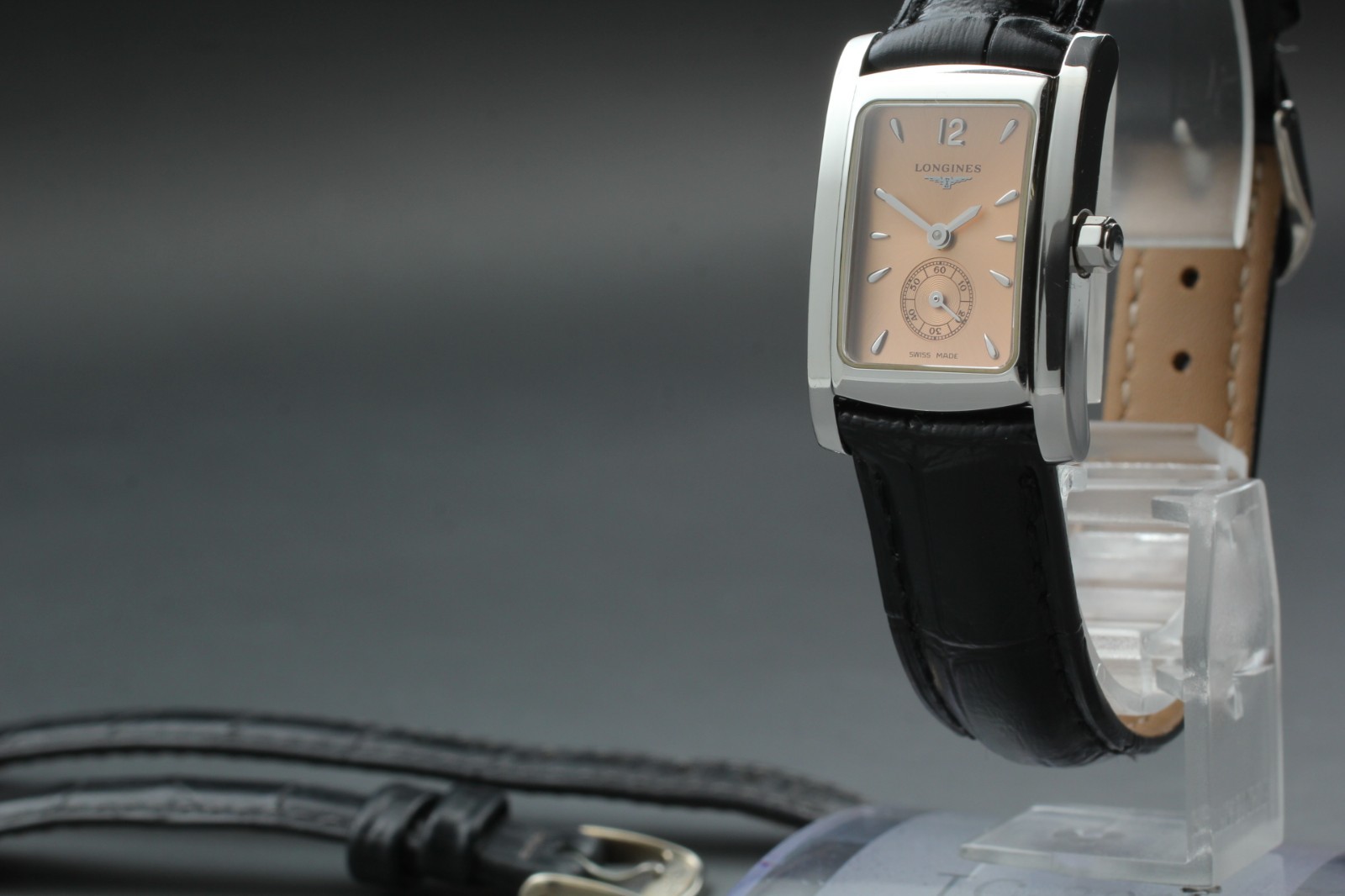 [Near MINT] Longines L5.155.4 Dolce Vita Pink Dial Quartz Women’s Japan #3193