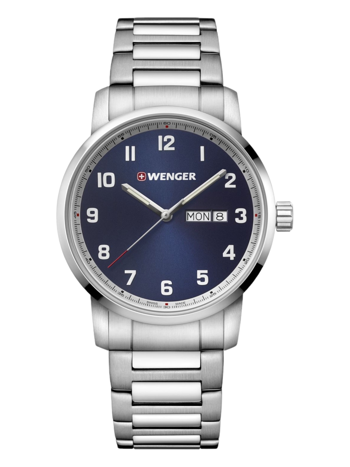 Wenger Swiss Army Men’s 01.1541.121 Attitude Blue Dial Watch 42 mm MSRP $220