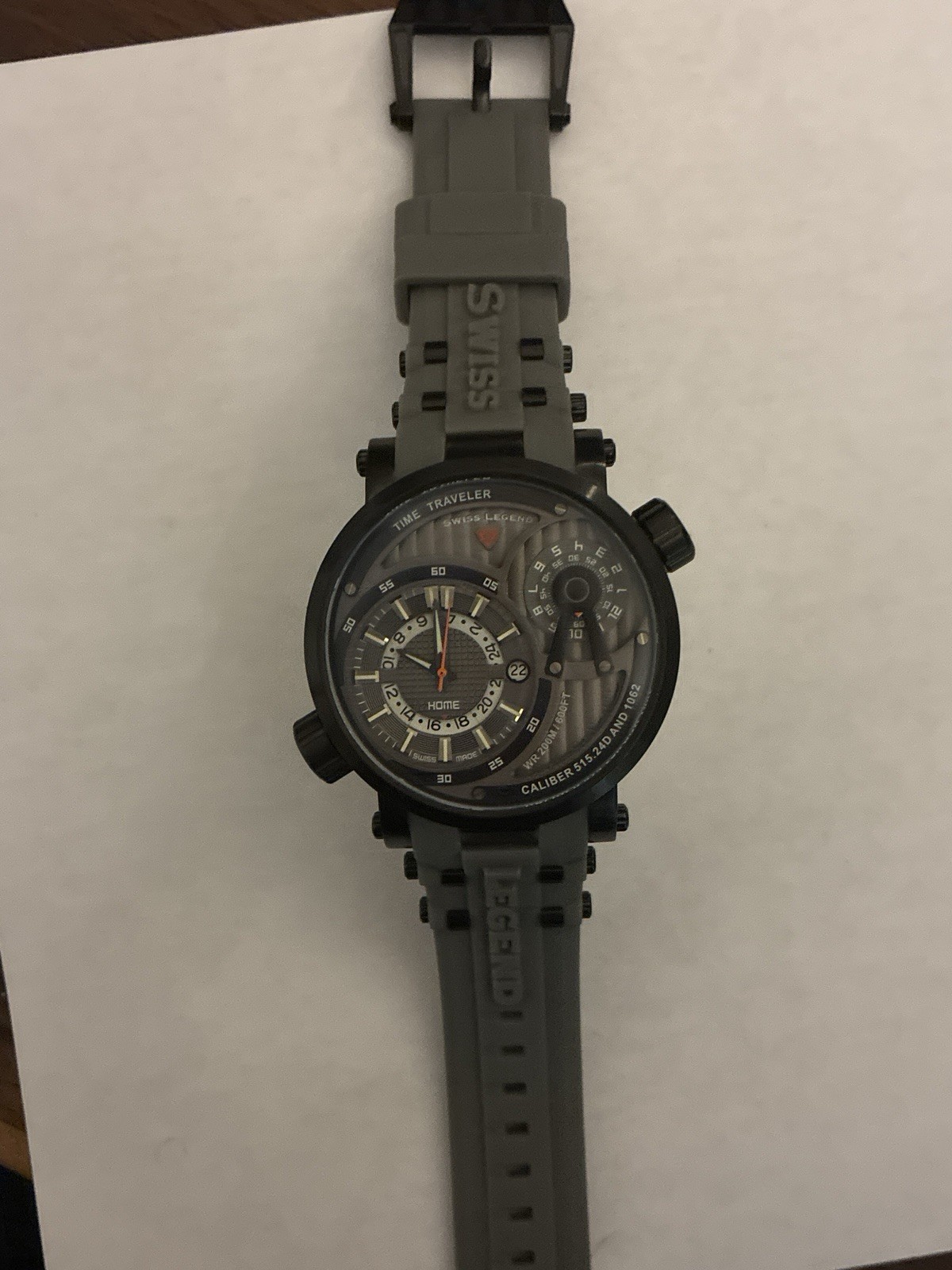 Swiss Legend SL-13841SM-GM-03-BLS Time Traveler Men’s Quartz Watch