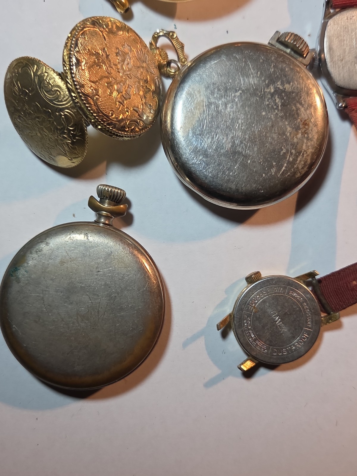 Mechanical Watch Lot, Parts or Repair, None Are Running