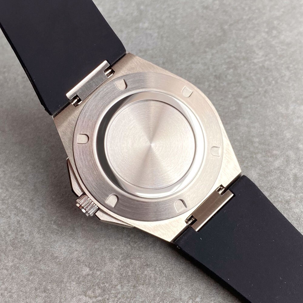 Tandorio New 40mm Black Business 10ATM Sapphire NH35A Automatic Men Watch Date