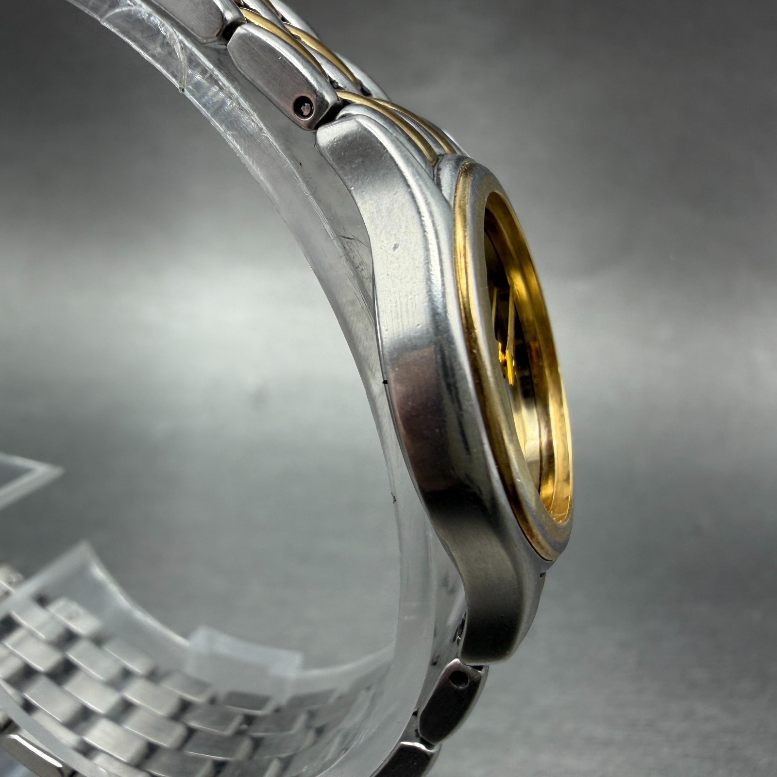 Movado Museum Watch Women 24mm Black Dial Two Tone NO CRYSTAL 81-E4-9812 NewBatt