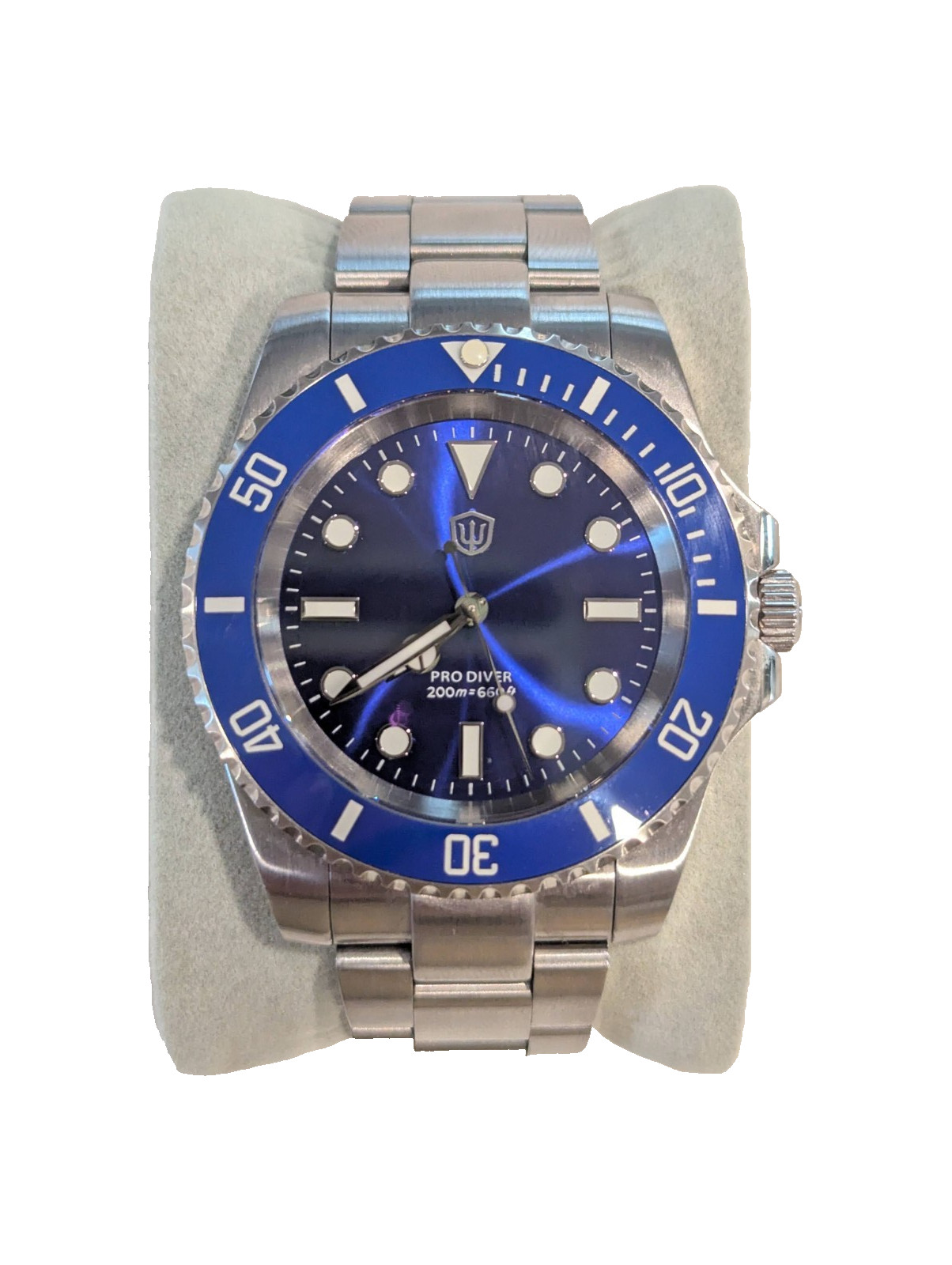 Watchdives WD1680Q V2 Men Watch VH31 Sweep Second Quartz Movement AR Sapphire