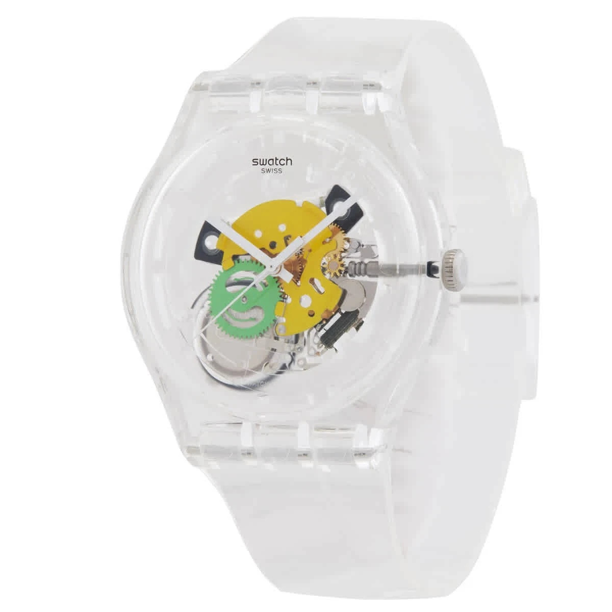Swatch Random Ghost Quartz Transparent Unisex Watch SO29K104-S06