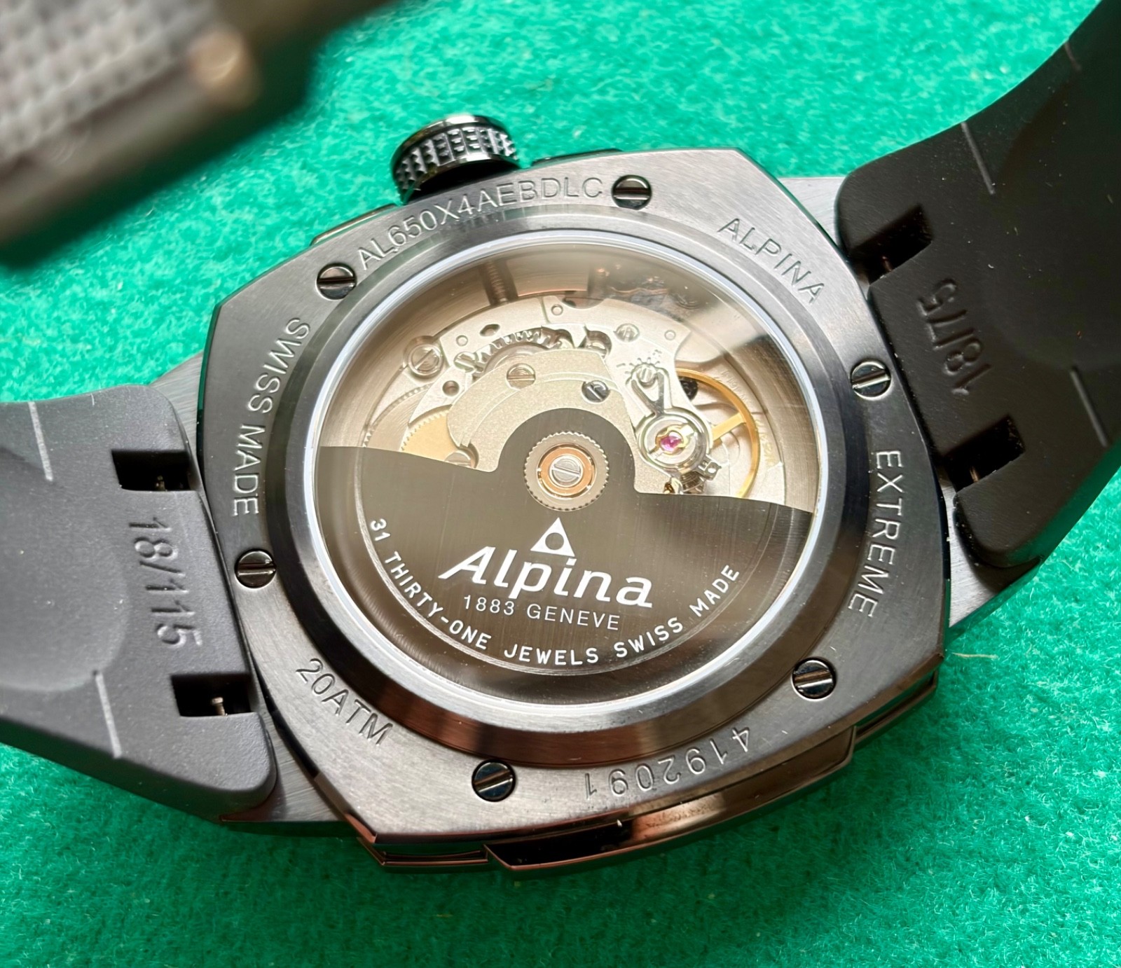 Alpina Alpiner Extreme Regulator AL-650LGLBL4AEBDLC Full Set 41mm