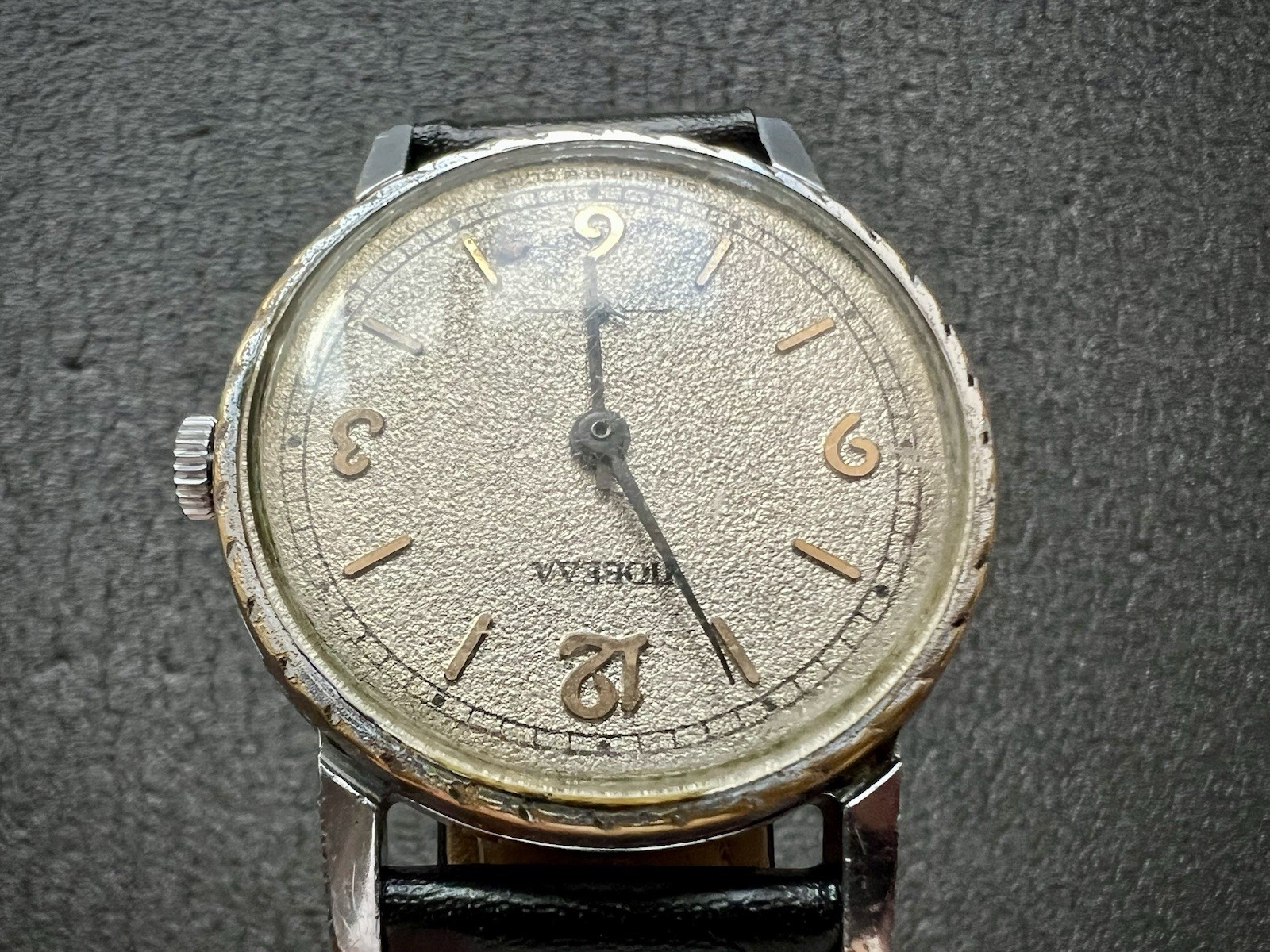Vintage Pobeda USSR Mechanical Watch 2602 15 Jewels Hand-Wind Serviced Soviet