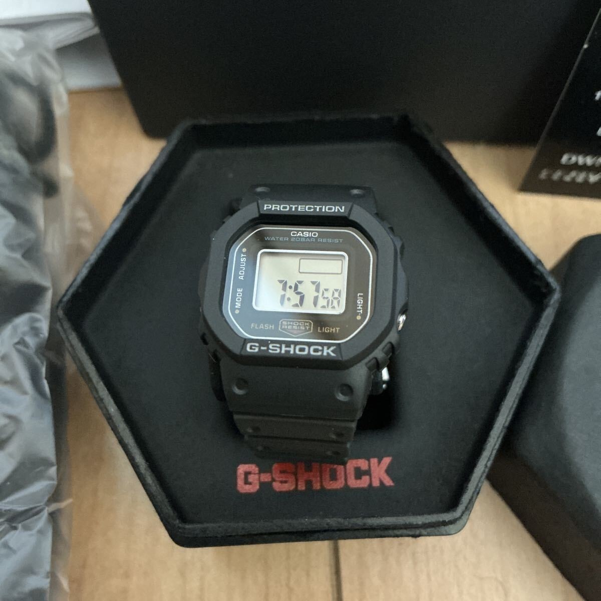 New DWN-5600-1JR CASIO G-SHOCK Ring Watch Casio G-Shock Black Ring Warranty