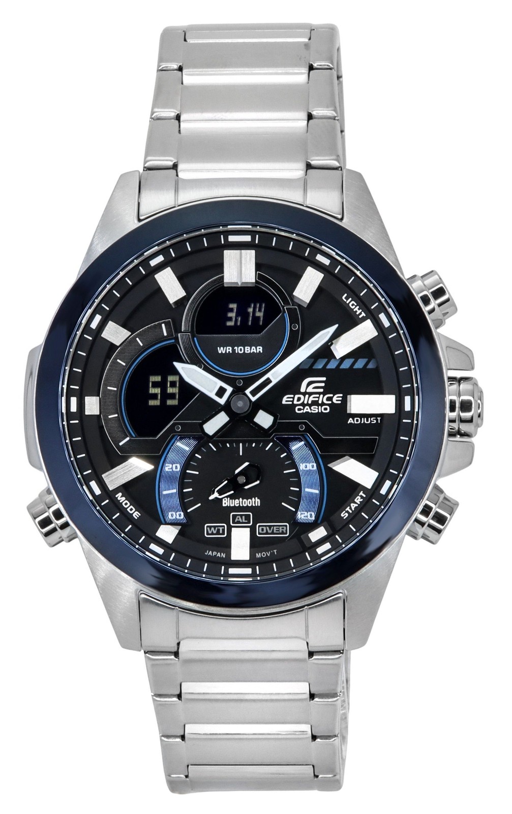 Casio EDIFICE Smartphone Link BLUETOOTH Alarm Timer ECB-30DB-1A 100M Mens Watch