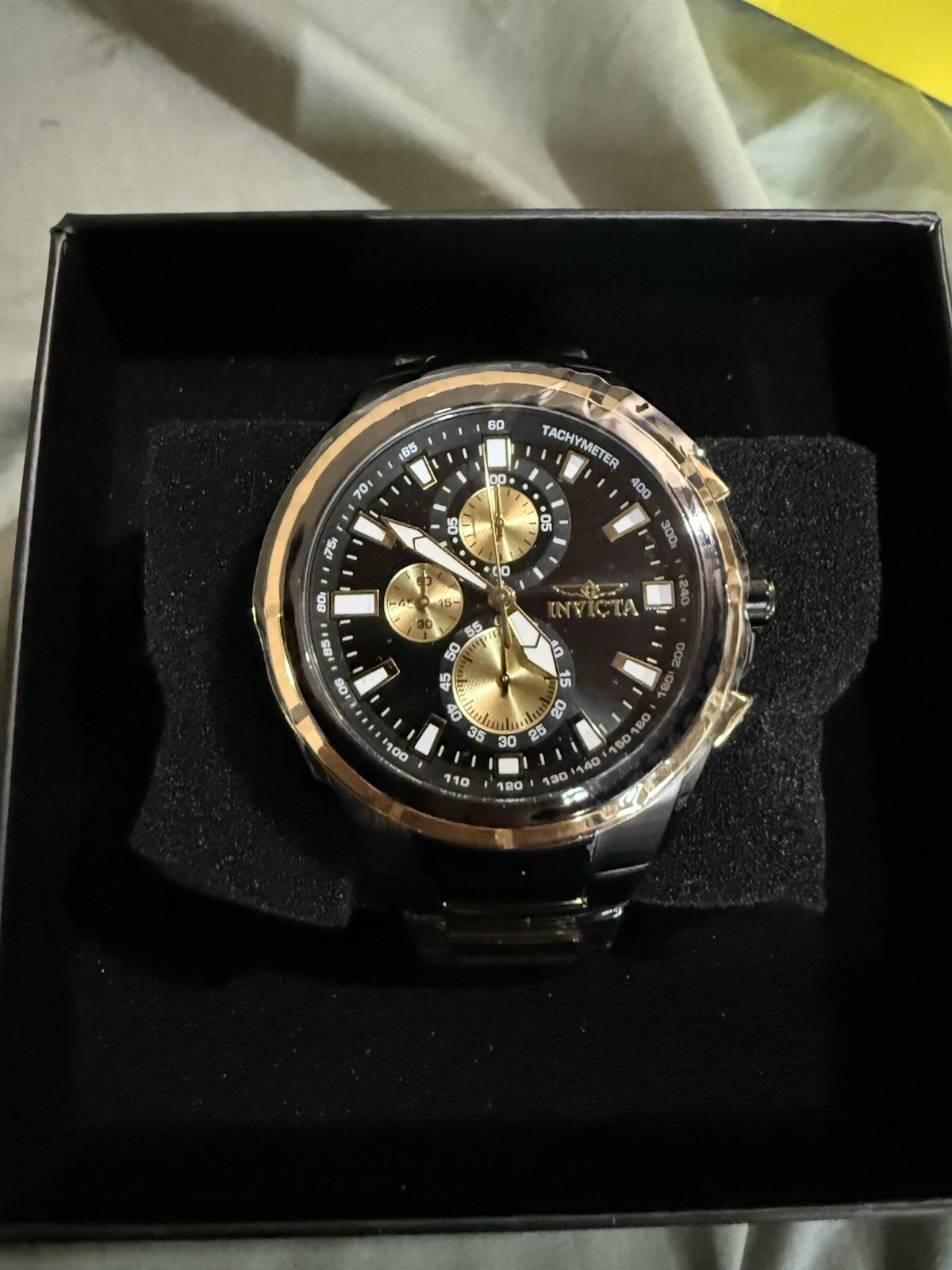Invicta Men’s 47823 Sea Vulture Quartz 46mm Black Dial Stainless Steel Watch