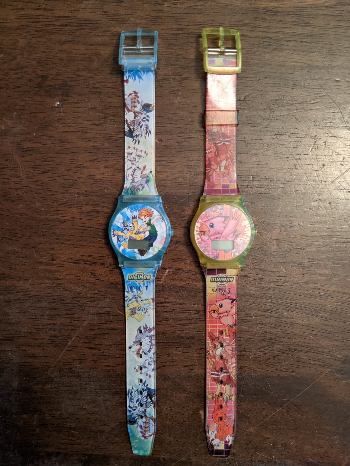 Vintage/Retro Digimon Watches 2000 Biyomon Gabumon Matt Yamato