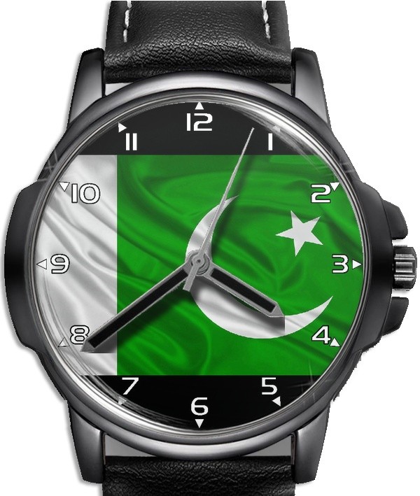 Pakistan Pakistani Flag Unique Stylish Wrist Watch