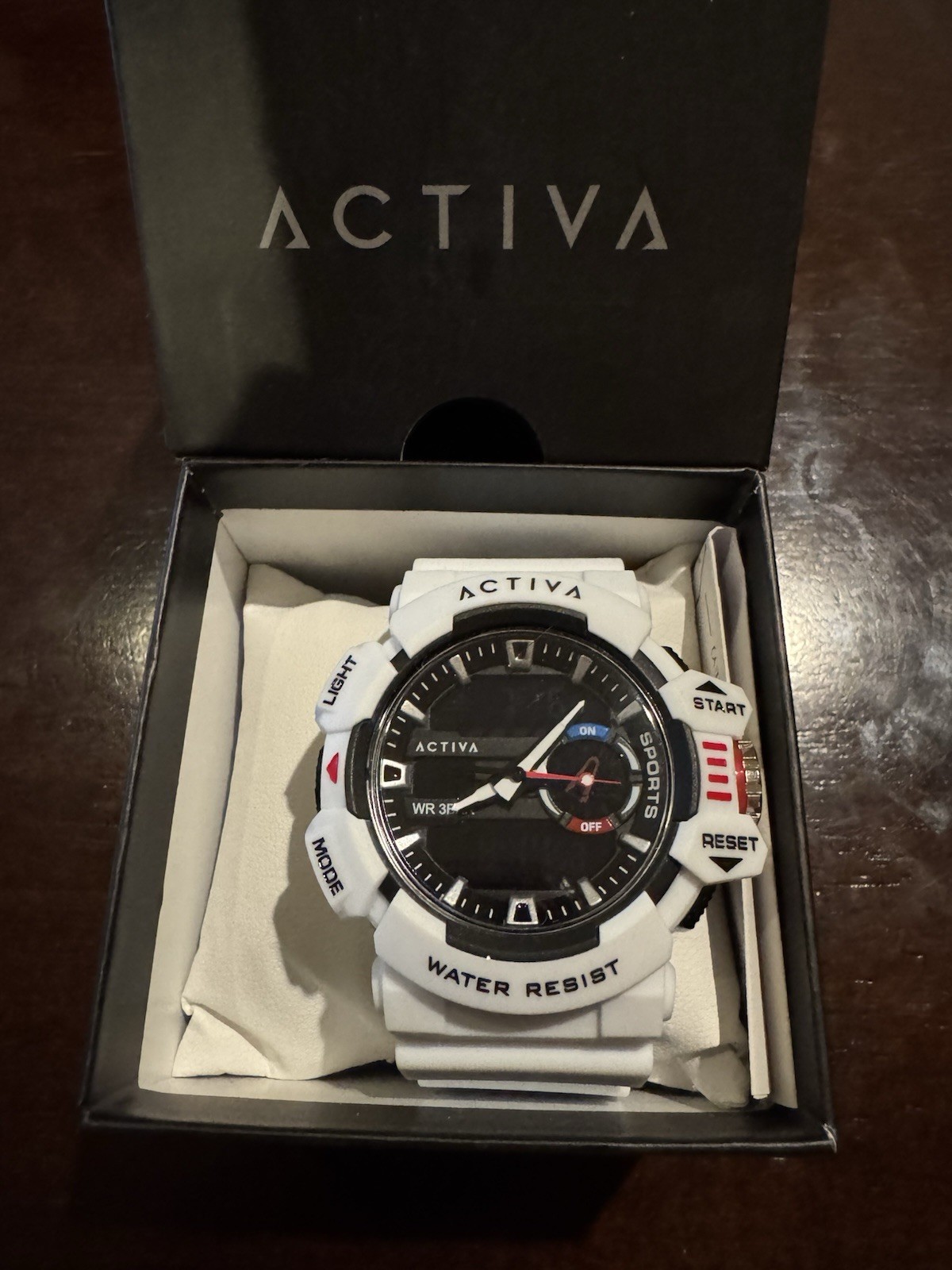 Activa Vord X Invicta Digital Men’s Watch 49mm White ACW8043-004 NWT