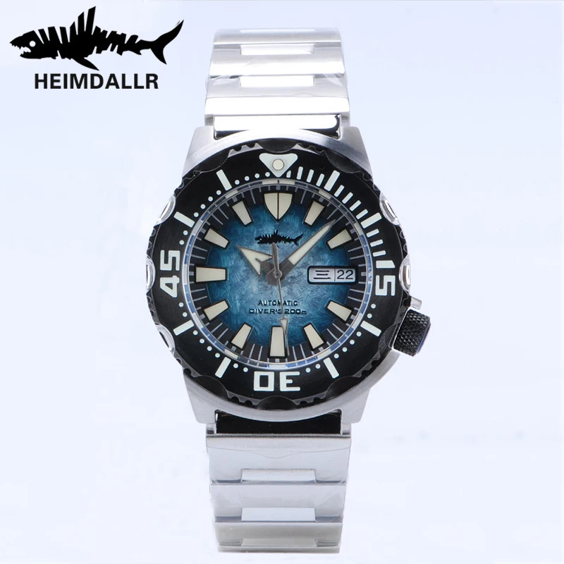 HEIMDALLR Monster V2 Automatic Dive Watch Men NH36A Sapphire 200M Luminous