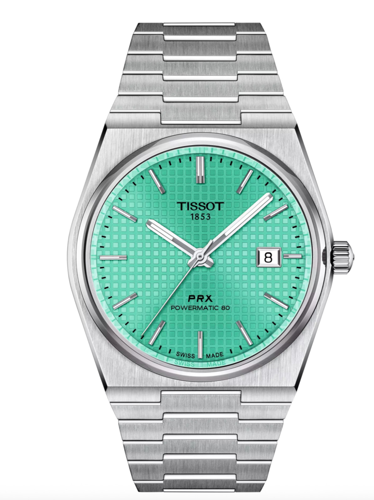 Tissot T137.407.11.091.01 PRX Powermatic 80 Green Dial 40 mm Steel Wrist Watch