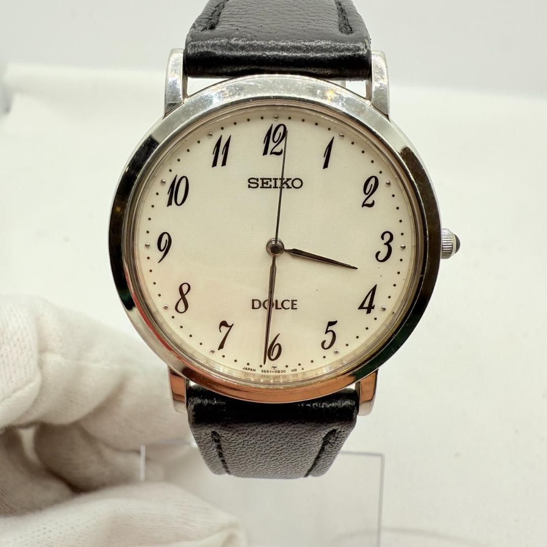 Seiko Dolce 5E61-0A80 Quartz Men’s Dress Wristwatch Japan