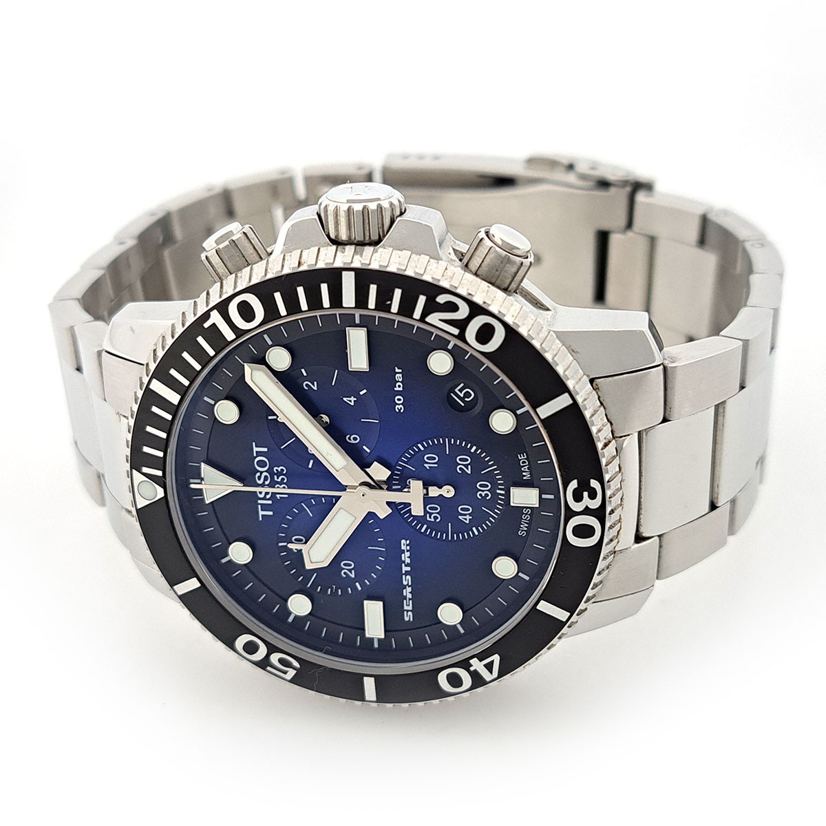 TISSOT T120.417.11.041.01 Sea star 1000 Quartz Stainless steel mens 【W】