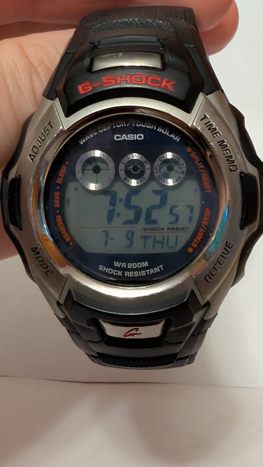 Vintage Casio G-Shock GW-500A (2688) Tough Solar Atomic Watch – MINT 2005 Run