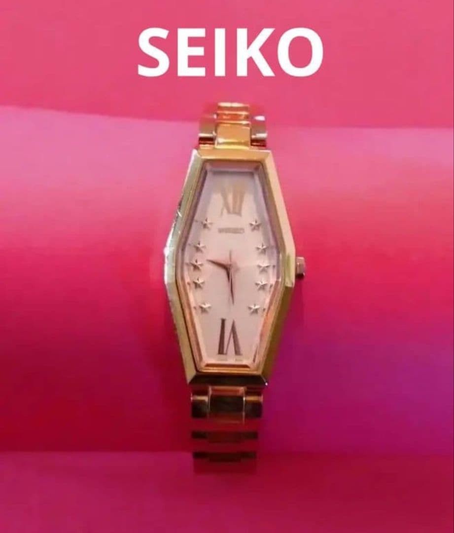 SEIKO Wired f watch, pink gold [battery replaced]