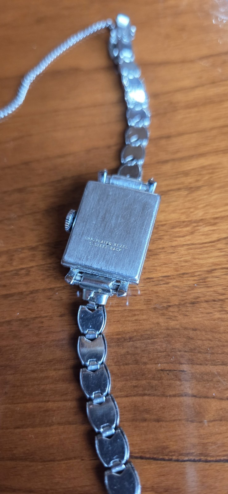 Vintage Timex Girl Scouts Mechanical Wrist Watch Runs Well Silver Tone