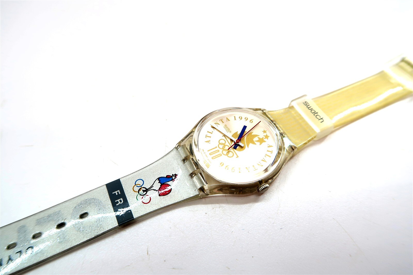 Swatch Watch FRANCE GZ150F New Olympic Team 1996 NOS Special Edition FRA