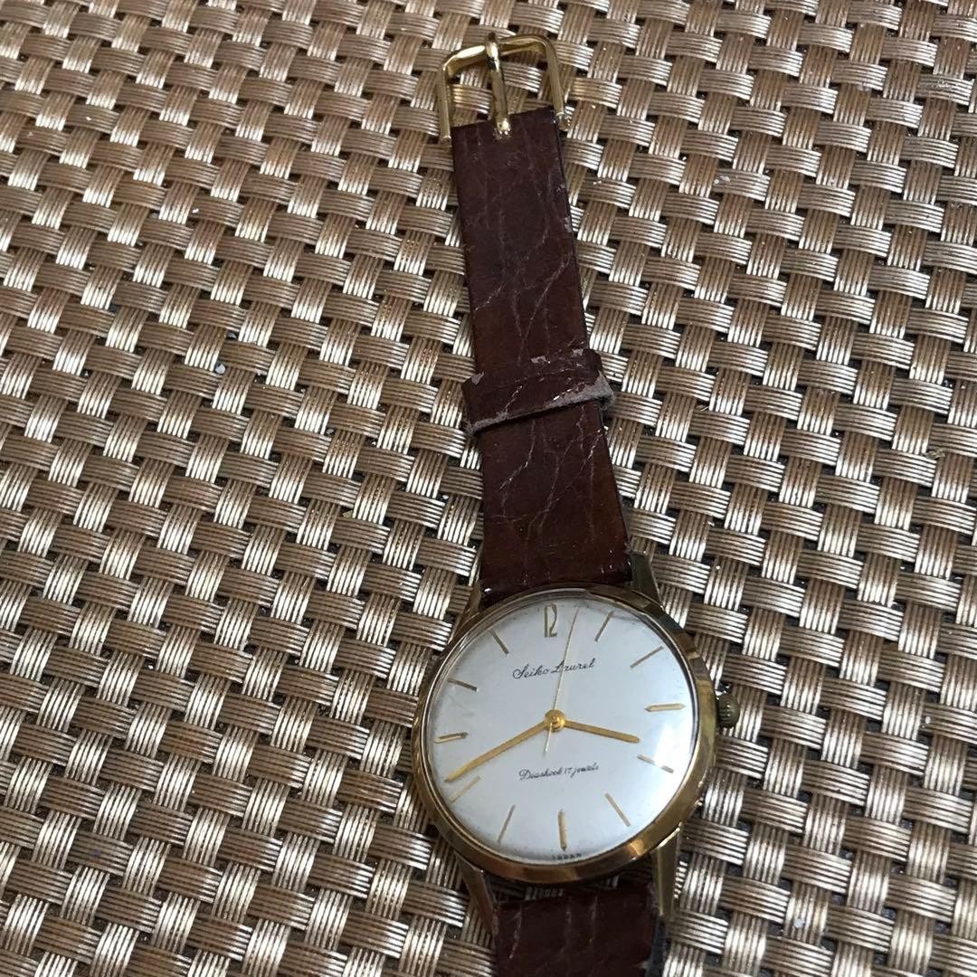 Seiko Laurel EGP Hand-Wound Men’s Wristwatch