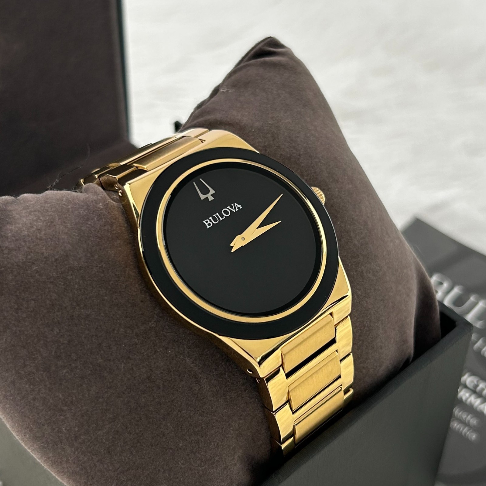 Bulova Millennia 97A183 Men’s black Dial Gold chain 41MM Quartz Watch
