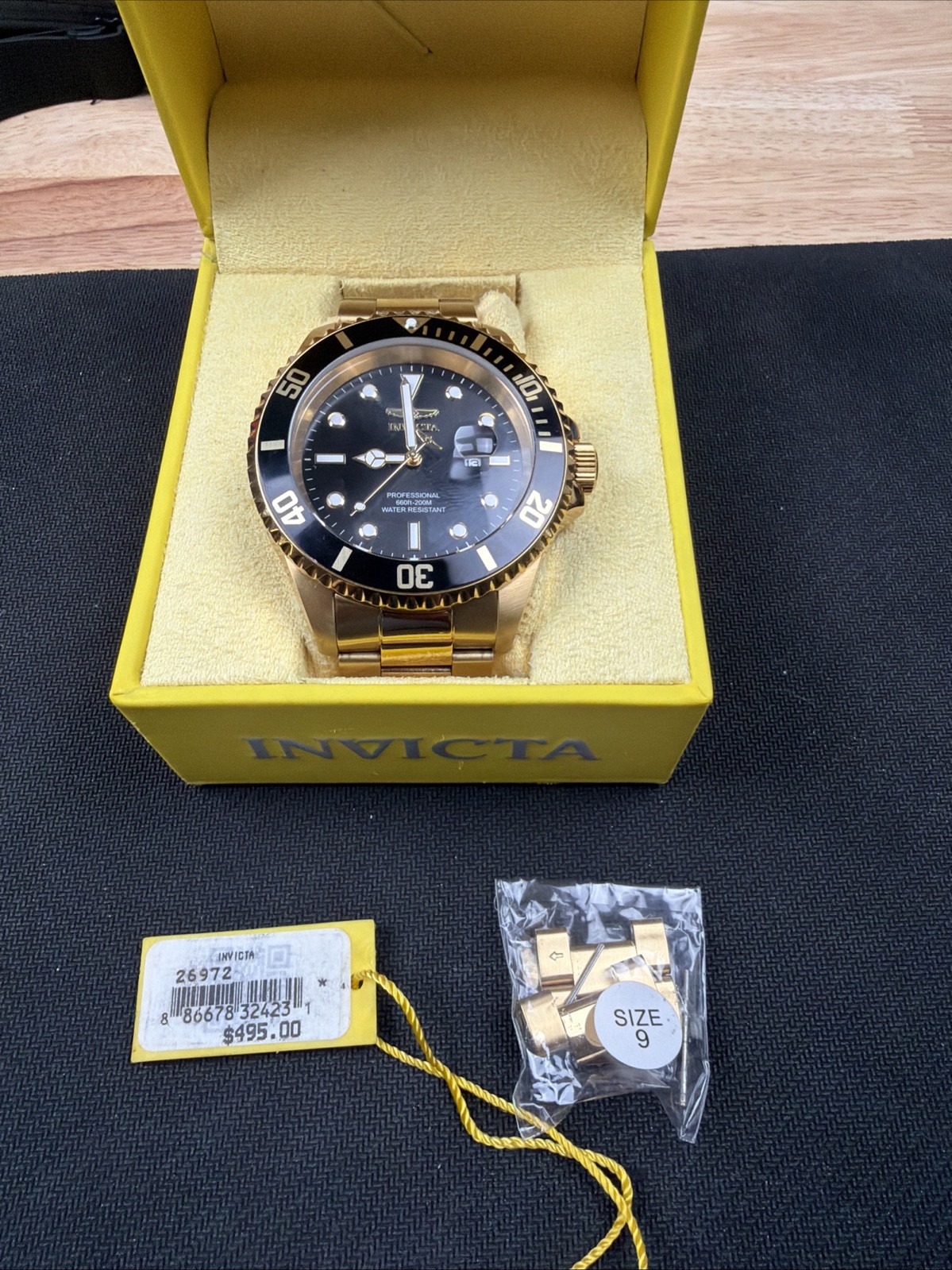 Watch Invicta INV36079 Pro Diver Men 54 Stainless steel Flame Fusion 495 Retail