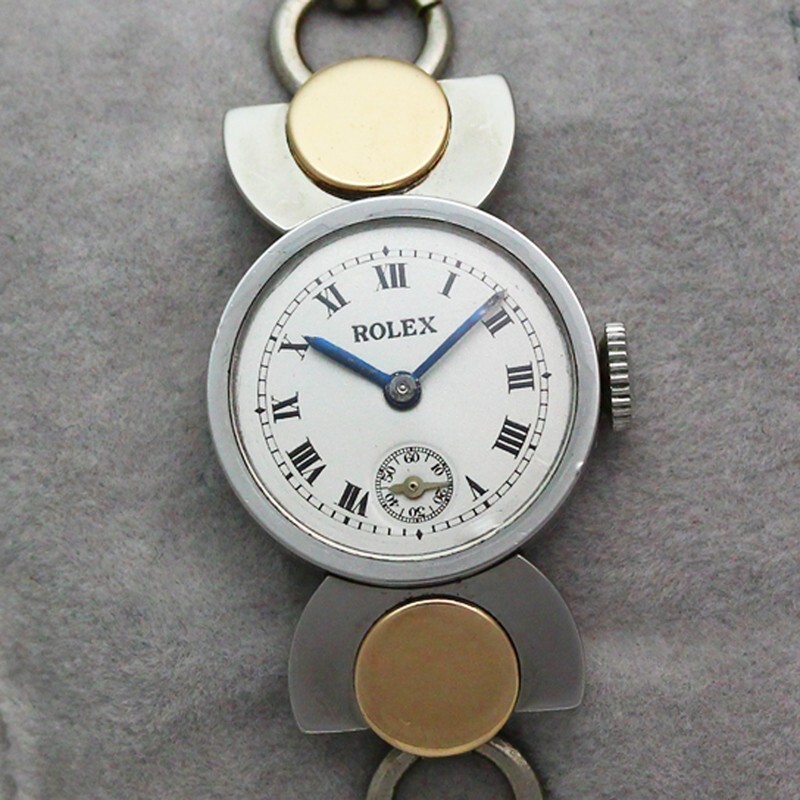 Rolex 2703 Fancy Moon Lug 19mm Staybrite Manual Ladies Wristwatch ca 194 G2U